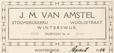 0043-0012 J.M. van Amstel Stoomdrukkerij