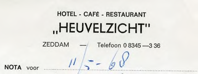 0043-0248 Hotel - Café - Restaurant Heuvelzicht 