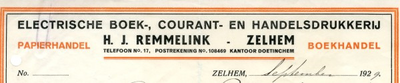 0043-0778 Electrische boek-, courant- en handelsdrukkerij H.J. Remmelink