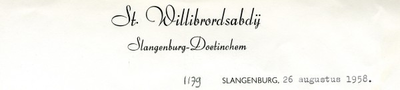 0043-1179 St. Willibrordsabdij