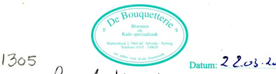 0043-1305 De Bouquetterie 