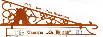 0043-1341 Café - Bar - Petit Restaurant Taveerne De Bijland 