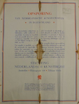 1101 Affiche uitgaande van Stichting Nederlandsch Kunstbezit houdende de oproep tot opsporing van Nederlandsche ...
