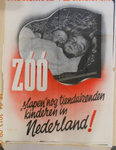969 Affiche houdende een oproep voor hulp met de tekst: 'Zóó slapen nog tienduizenden kinderen in Nederland!' met ...