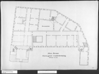 22 Plattegrond van de tweede verdieping van het kasteel, z.d.