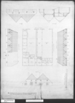 31 Tekeningen voor de bouw van een mestschuur en de vergroting van het achterhuis van de bouwhoeve Haafs onder ...