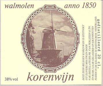 007 Ph. van Perlstein & Zn. Korenwijn. Walmolen anno 1850