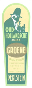 021 Oud-Hollandsche jonge groene genever. Gestookt in de distilleerderij Perlstein