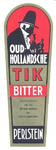 022 Oud-Hollansche Tik Bitter. Gestookt in de bitterfabriek en distilleerderij Perlstein