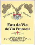 036 Eau de Vie de Vin Francais. Importé de France par Ph. van Perlstein & Zn NV