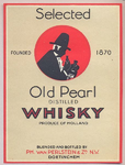 040 Selected Old Pearl distilled Whisky. Blended and bottles by Ph. van Perlstein & Zn NV