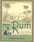 042 Import-Rum bottled by the importers: Distilleerderij Ph. van Perlstein & Zn NV