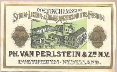 049 Doetinchemsche Stoom-Likeur-& Pomeranzenspiritus Fabriek van Ph. van Perlstein & Zn NV