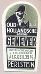 057 Oud-Hollansche Jonge Genever. Perlstein