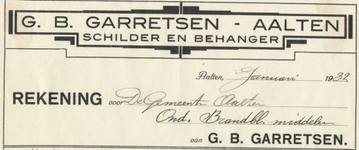 0684-0103 G.B. Garretsen Schilder en Behanger