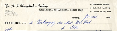 0684-0496 Fa. A. J. Rengelink - Schilders - Behangers