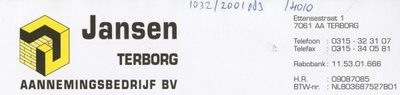 0684-0650 Aannemersbedrijf Jansen B.V