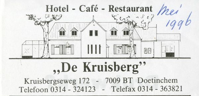0684-0858 Hotel - Café - Restaurend De Kruisberg 