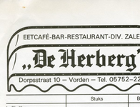 0684-0986 De Herberg Eetcafé-bar-restaurand-div.zalen