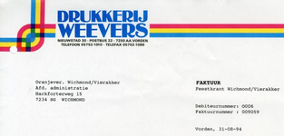 0684-1041 Drukkerij Weevers