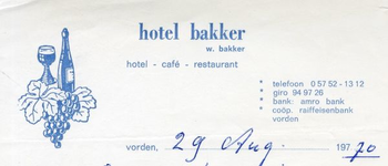 0684-1049 Hotel - Café - Restaurant Bakker