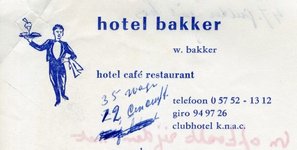 0684-1053 Hotel Café-restaurant W. Bakker