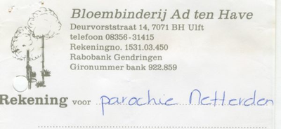 0684-1360 Bloembinderij Ad ten Have