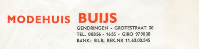 0684-1369 Modehuis Buijs