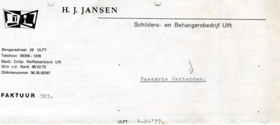 0684-1404 H.J. Jansen Schilders- en Behangersbedrijf