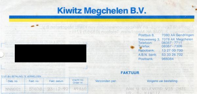 0684-1424 Kiwitz Megchelen BV