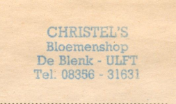 0684-1431 Christel's Bloemenshop