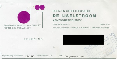 0684-1446 Boek- en offsetdrukkerij De IJselstroom Kantoorefficientie