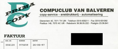 0684-1496 Compuclub van Balveren