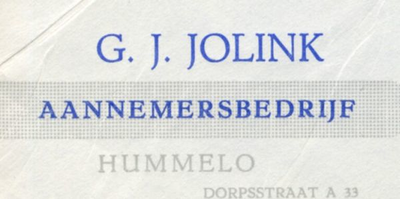0684-1606 G.J. Jolink Aannemersbedrijf