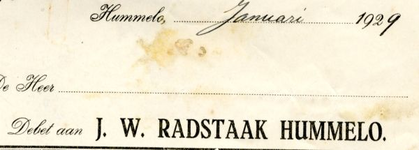 0684-1657 J.W. Radstaak