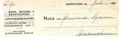 0684-1800 Boek-, Muziek- & Kunsthandel Kantoorboekhandel