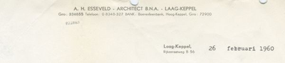 0684-2064 A.H. Esseveld - Architect B.N.A.