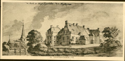 45 De Kerck en Huijs Ligtevoorde, datum 13-08-1743
