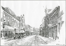 241 Deel van de Hoofdstraat omstreeks 1915