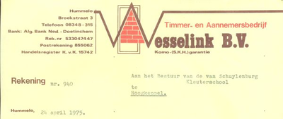 00762 Timmer- en aannemersbedrijf Wesselink BV
