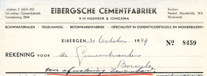 01083 Eibergsche Cementfabriek v.h. Huender & Jongsma