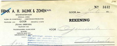 01173 Firma A.H. Jalink & Zonen N.V. Bouwmaterialen