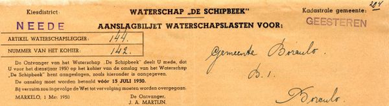 01394 Waterschap De Schipbeek 