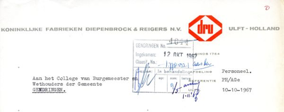 01451 Koninklijke Fabrieken Diepenbrock & Reigers N.V. DRU
