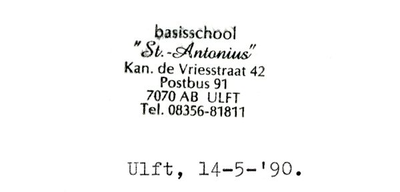 01494 Basisschool St. Antonius