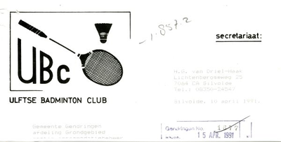 01517 Ulftse Badmintonclub