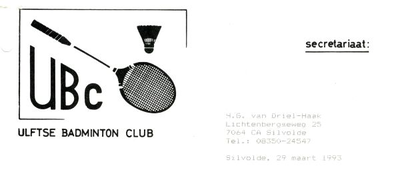 01564 Ulftse Badminton Club