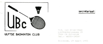 01564 Ulftse Badminton Club