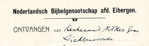 01917 Nederlandsch Bijbelgenootschap afd. Eibergen