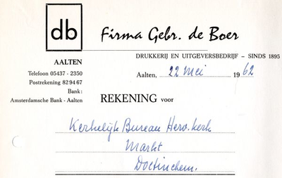 02043 Fa. Gebr. de Boer, drukkerij en uitgeversbedrijf